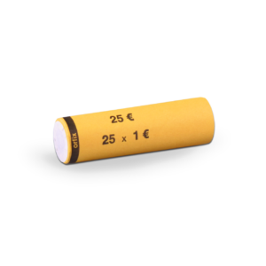 Münzhülsen 25 x 1,00€ - VPE 2.100