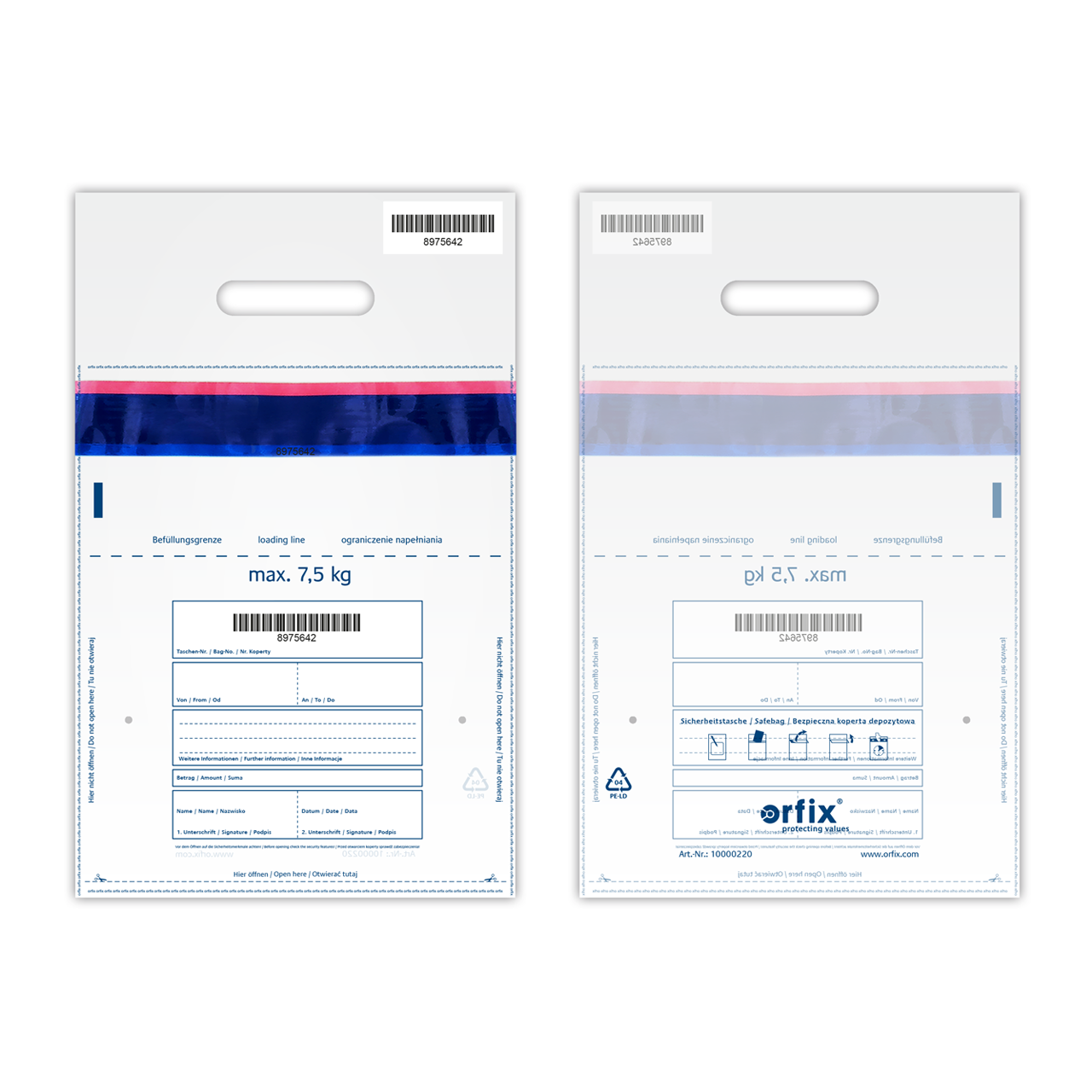 orfix Safebag S - 220x250+100mm