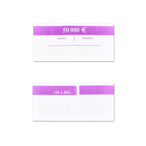 Geldscheinbanderole für Banknoten: 100 x 500 €